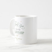 Danke für Ihre Führung Personalized Kaffeetasse (Vorderseite Links)