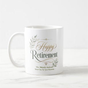 Danke für Ihre Führung Persönlicher Name Kaffeetasse