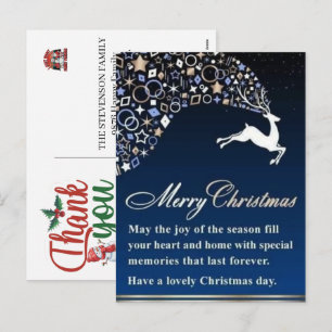 Danke für Ihre Geschäftschristmas-Karten 2026 Feiertagspostkarte