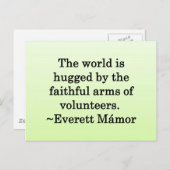 Danke für Ihre harte Arbeit Postkarte (Vorne/Hinten)