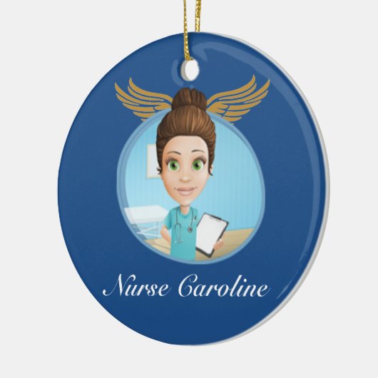 Danke für Ihre Krankenversicherung - SRF Keramik Ornament (Links)