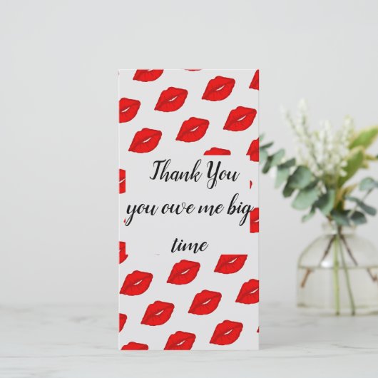 Danke für Ihre Küsse (Stehend Vorderseite)