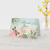 Danke für Ihre Spende Dragonfly Daisies Karte (Gelbe Blume)