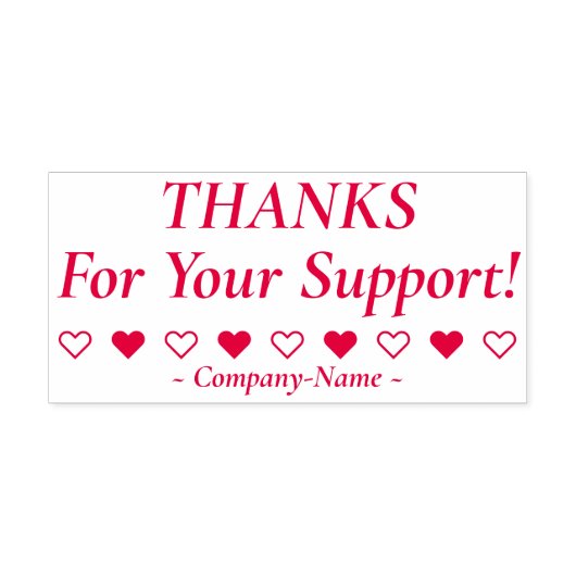 "DANKE für Ihre Unterstützung!" + Briefmarke für F Permastempel (Design)