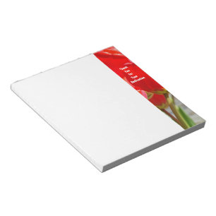 Danke für Ihre Widmung! Notizblöcke Rot-Tulpen