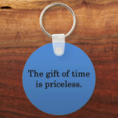 Danke für Ihre Zeit Schlüsselanhänger (Vorderseite)