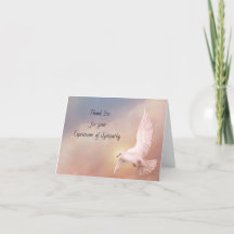 Danke für Ihren Ausdruck des Beileids