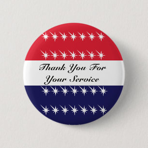 Danke für Ihren Dienst Tag der Veteranen Button