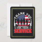 Danke für Ihren Dienst: Veterans Day 2025 (Vorderseite)