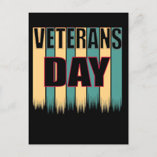 Danke für Ihren Dienst: Veterans Day 2025 Feiertagspostkarte