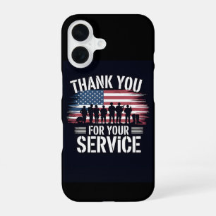 Danke für Ihren Dienst: Veterans Day 2025 iPhone 16 Hülle