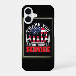 Danke für Ihren Dienst: Veterans Day 2025 iPhone 16 Hülle