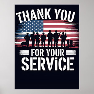 Danke für Ihren Dienst: Veterans Day 2025 Poster