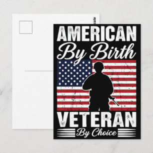 Danke für Ihren Dienst: Veterans Day 2025 Postkarte