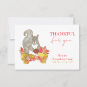 Danke für Ihren Eichhörnchen-Erntedank (Vorderseite)