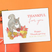 Danke für Ihren Eichhörnchen-Erntedank