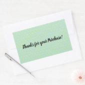 Danke für Ihren Einkauf! Aufkleber (Umschlag)