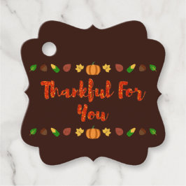 Danke für Ihren Erntedank Geschenkanhänger