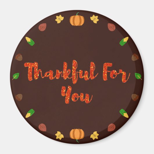 Danke für Ihren Erntedank Magnet (Vorne)