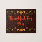 Danke für Ihren Erntedank Puzzle (Horizontal)