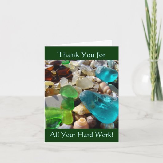 Danke für Ihren ganzen harte Arbeit Notecards (Vorderseite)
