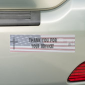 "Danke für Ihren Service " Autoaufkleber (Auf Auto)