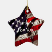 Danke für Ihren Service - Gott segnen unsere Keramik Ornament (Rechts)