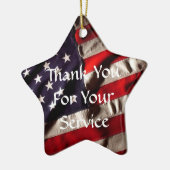 Danke für Ihren Service - Gott segnen unsere Keramik Ornament (Links)