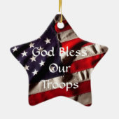 Danke für Ihren Service - Gott segnen unsere Keramik Ornament (Hinten)
