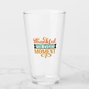 Danke für jeden Moment Glas