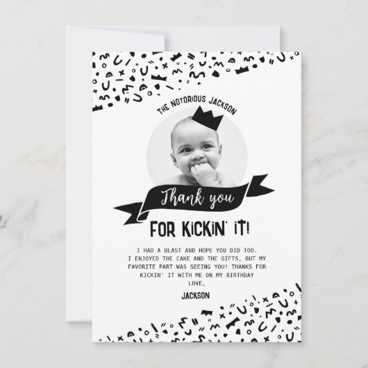 Danke für Kickin' It with Me 90s Hip Hop (Vorderseite)