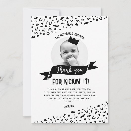 Danke für Kickin' It with Me 90s Hip Hop (Vorderseite)