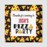 Danke für Kids Pizza Birthday Party Gefallen Magnet<br><div class="desc">Pizza Geburtstagsparty DANK IHNEN Gastgeschenk Magnet. Ideal,  um Ihren Gästen Goody-Taschen hinzuzufügen! Bearbeiten Sie die zwei Zeilen Text,  um Ihre eigene Nachricht und Ihren eigenen Namen hinzuzufügen</div>