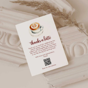 Danke für Latte Junggesellinnenabschied QR-Code Wa
