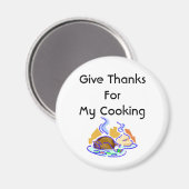 Danke für mein Kochen Magnet (Vorderseite/Rückseite)