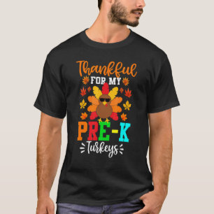 Danke für mein Pre-k Truthähnchen Shirt Funny Than