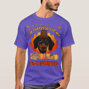 Danke für meine Dackel Dog Niedlich Erntedank T-Shirt