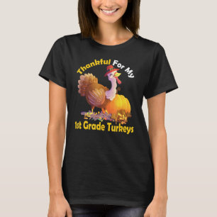 Danke für meine erste Klasse Truthühner Niedlich T T-Shirt