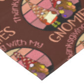 Danke für meine Gnomies Funny Erntedank Herbst Tischdecke (Schrägansicht)