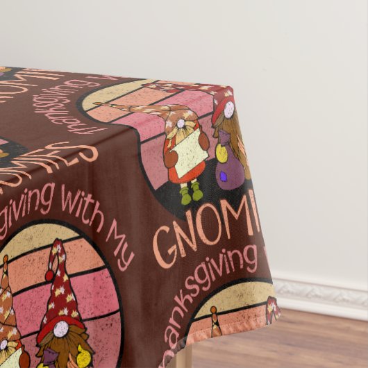 Danke für meine Gnomies Funny Erntedank Herbst Tischdecke (Beispiel)