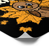 Danke für meinen kleinen Truthahn-Erntedank, der m Poster (Ecke)