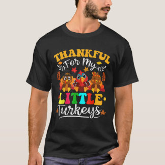 Danke für meinen kleinen Truthahnlehrer Thanksgivi T-Shirt