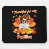 Danke für meinen Papillon Dog Erntedank ich Pump Mousepad (Vorne)