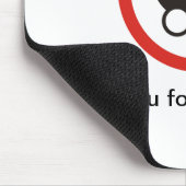 Danke für nicht züchtendes mousepad (Ecke)