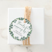 Danke für Popping By Champagne Baby Duft Geschenkanhänger (Beispiel)