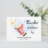 Danke für Popping By Popcorn Event (Stehend Vorderseite)