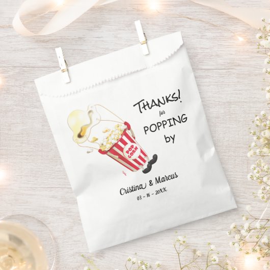 Danke für Popping By Popcorn Event Geschenktütchen (Ausgeschnitten)