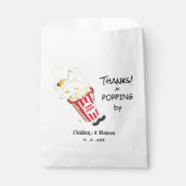 Danke für Popping By Popcorn Event Geschenktütchen (Vorderseite)