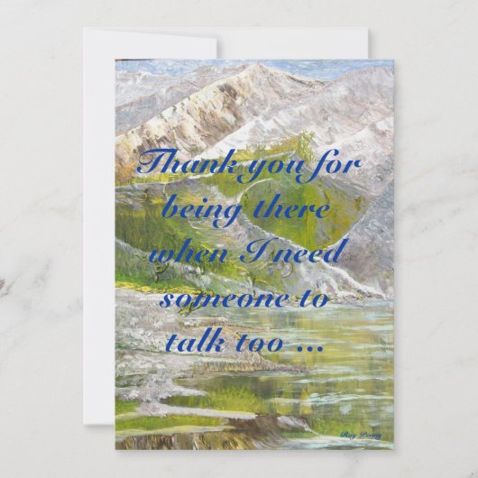 Danke für Sein ein Freund (Vorderseite)