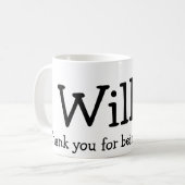 Danke für Sein ein Freund…, Wilky Kaffeetasse (Vorderseite Links)
